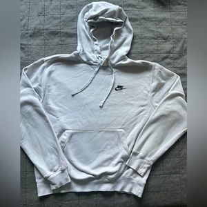 White Nike hoodie
